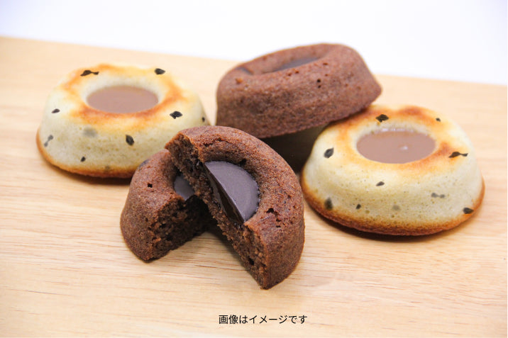 焼菓子バラエティ(リッチカカオ・信州くるみ・信州りんご・ラムレーズン各1個・GAKUティグレ2個(チョコ・ミルク)