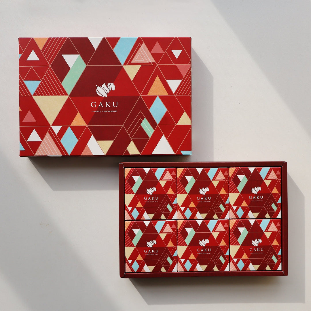 【2026 White's Day】GAKUチョコレートサンド6個セット(リッチカカオ・ミルク・信州くるみ・信州りんご・ラムレーズン・信州一年味噌キャラメル)