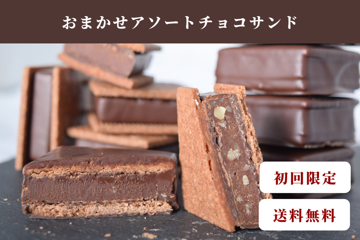 【送料無料】【初回注文限定】GAKUおまかせセット（チョコサンド6個セット）