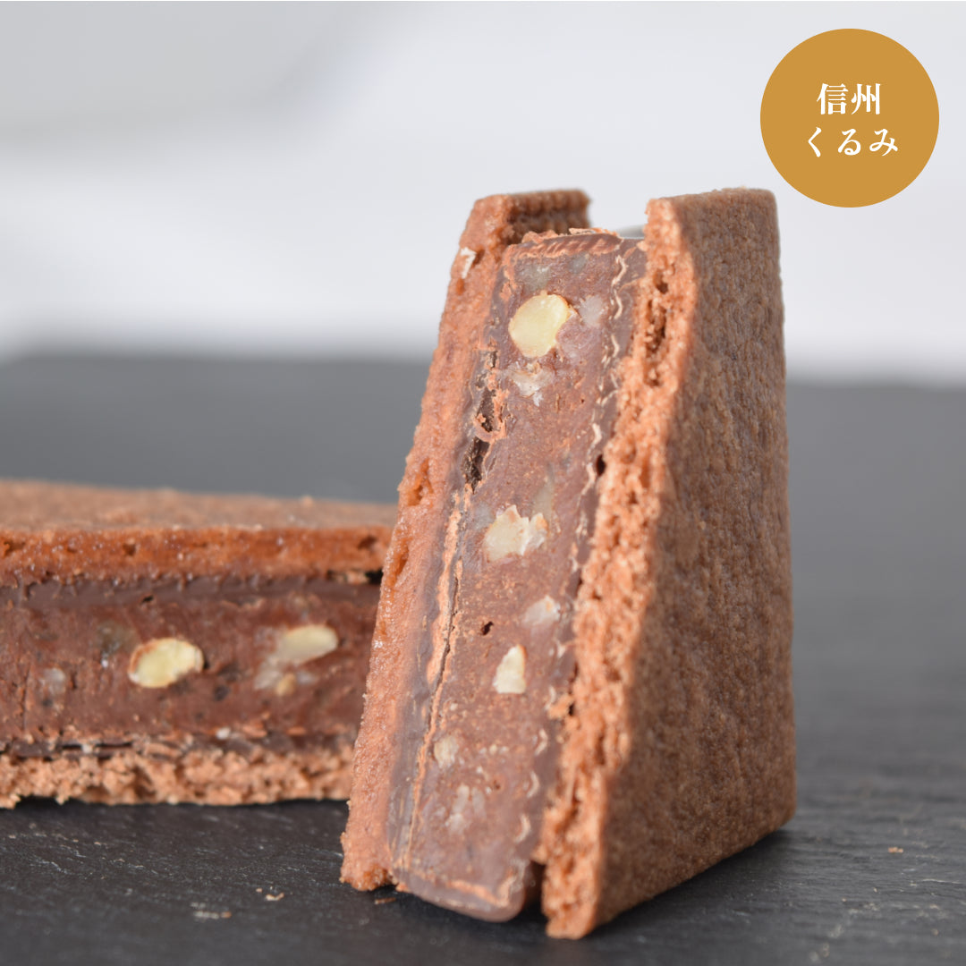 【送料無料】【お歳暮ギフトバラエティ】チョコレートサンド4個（リッチカカオ・ミルク・信州くるみ・キャラメルりんご）＋ティグレ2個（チョコ・ミルク）＋チョコレートりんごバウム＋ガトーショコラ ＋プレミアムクッキー10個入