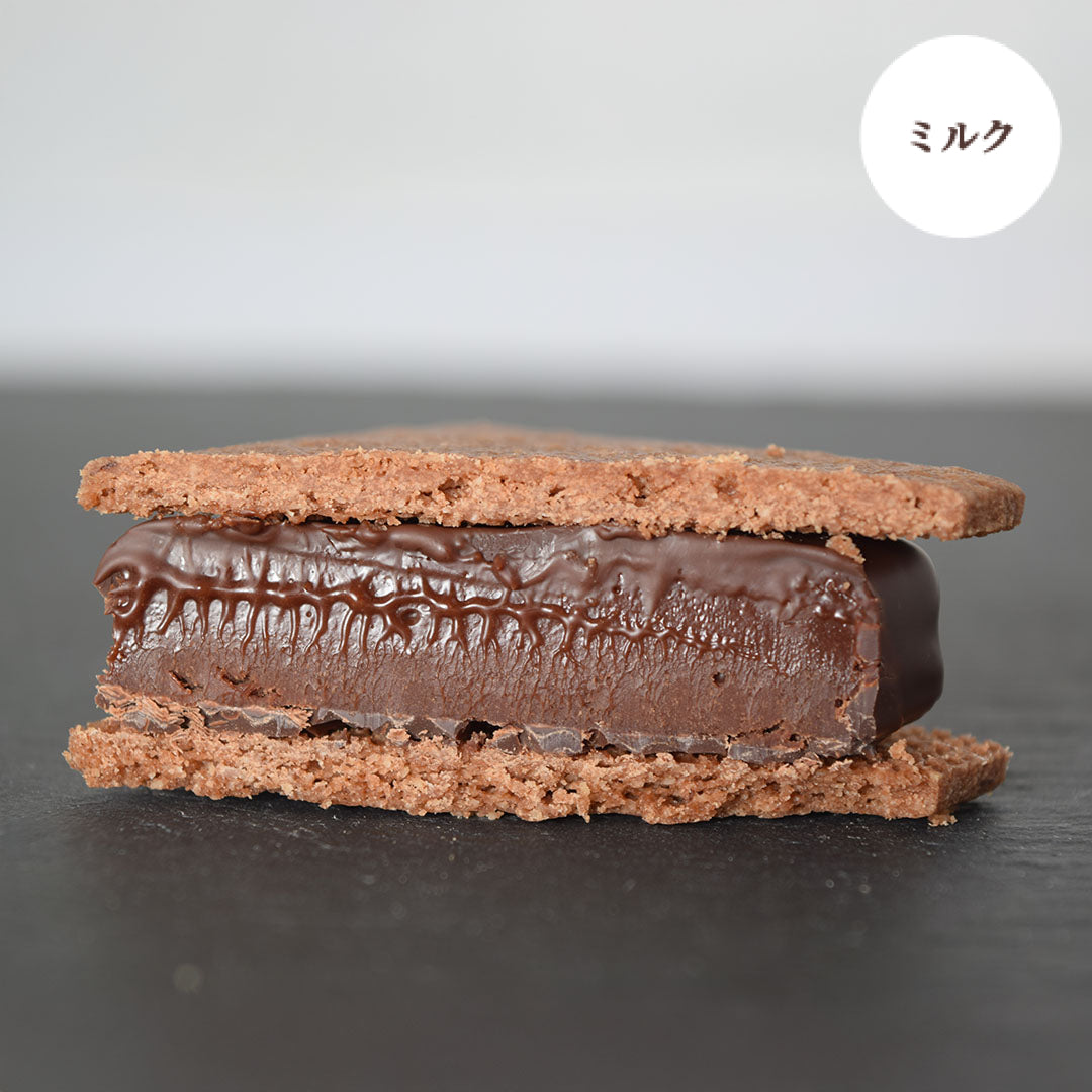 【送料無料 秋の味覚12個セット】GAKUチョコレートサンド8個（リッチカカオ2個・ミルク・信州くるみ・信州りんご・ラムレーズン・信州焼き芋・栗 各1個入）＆ティグレ 4個（チョコ・ミルク 各2個）