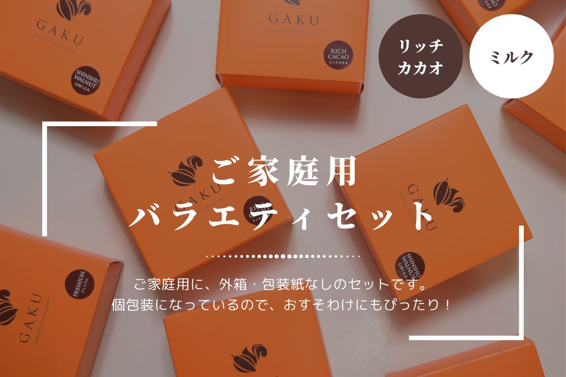 【ご家庭用に！】GAKUチョコレートサンド（リッチカカオ・ミルク）